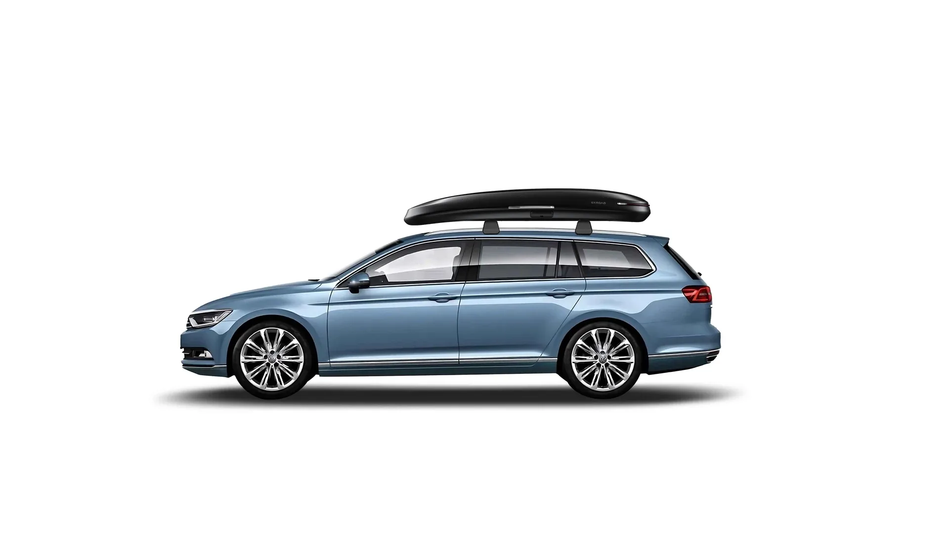 Бокс на крышу Volkswagen Passat Variant — ENROAD Nomadix Pro XXL Slim-450